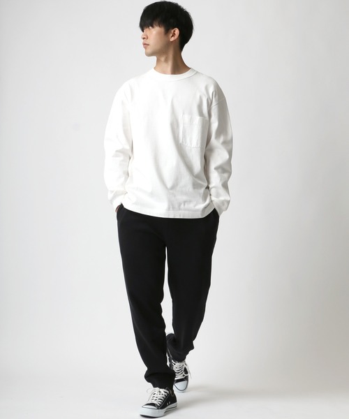 Champion（チャンピオン）の「Champion/チャンピオン ワンポイント 裏毛 スウェット ジョガーパンツ/イージーパンツ（スウェットパンツ・メンズ・ネイビー/グレー/ブラック/オートミール/オリーブ/チャコール・M/L/XL）」の13枚目の写真