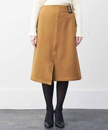 IEDIT 裏起毛であったか 伸びやかな着心地のストレッチスカート