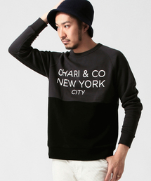BEAMS T | CHARI&CO NYC / Bitone スウェット(スウェット)