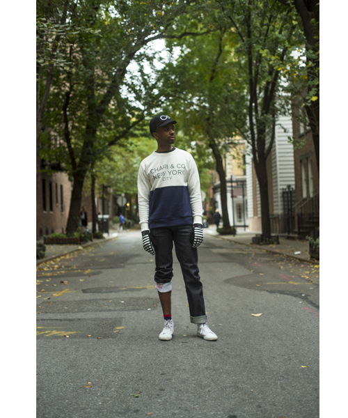 BEAMS T（ビームスティー）の「CHARI&CO NYC / Bitone スウェット（スウェット・メンズ・ホワイト/チャコールグレー/レッド・MEDIUM/LARGE/SMALL）」の18枚目の写真