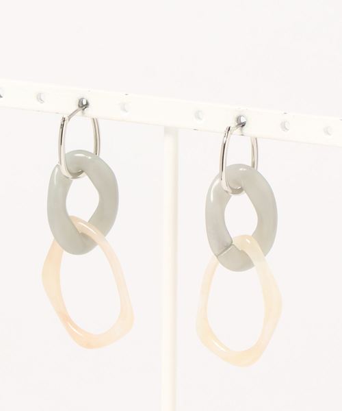 LOWRYS FARM（ローリーズファーム）の「ジュシ＊メタルフープピアス　871088（ピアス（両耳用）・レディース・その他2/その他3/その他1・FREE）」の2枚目の写真