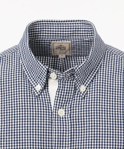 J.PRESS（ジェイプレス）の「ダンガリーシャツブルゾン ショートポイントボタンダウン（シャツ/ブラウス・メンズ・ネイビー系・MEDIUM）」の7枚目の写真