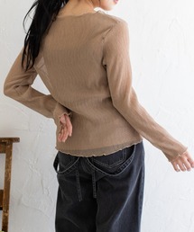 Mysa&Liina | シアーインナー×キャミSET(シャツ/ブラウス)