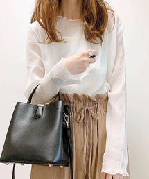 Mysa&Liina | インナー付きシアーブラウス(シャツ/ブラウス)