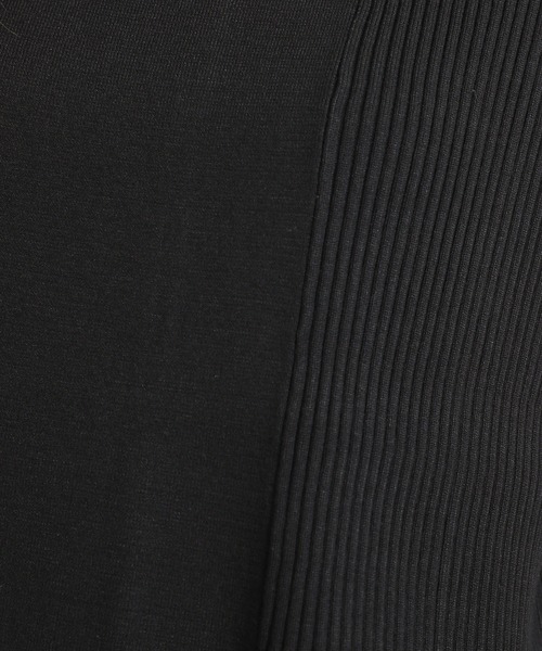 UN3D.（アンスリード）の「【UN3D.(アンスリード)】アシメロングニットベスト　522052600201（ニット/セーター・レディース・ベージュ/ブラック・FREE）」の12枚目の写真