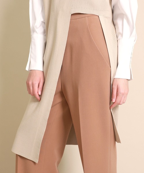 UN3D.（アンスリード）の「【UN3D.(アンスリード)】アシメロングニットベスト　522052600201（ニット/セーター・レディース・ベージュ/ブラック・FREE）」の17枚目の写真