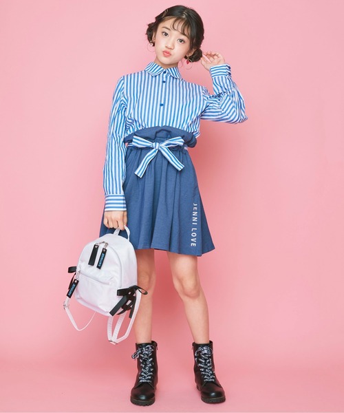 JENNI love（ジェニィラブ）の「ロゴレースアップブーツ（ブーツ