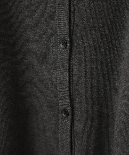 CLANE(クラネ)の「【CLANE(クラネ)】ダブルフェイスボレロレイヤーニットカーディガン 19106-1181(ニット/セーター・レディース・グレー/ワインレッド・1)」の4枚目の写真