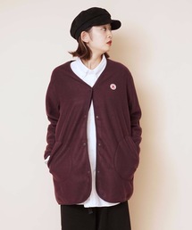 CONVERSE（コンバース）の「【CONVERSE/コンバース】フリースノーカラージャケット　ワンポイント　フリース素材（ブルゾン・レディース）」
