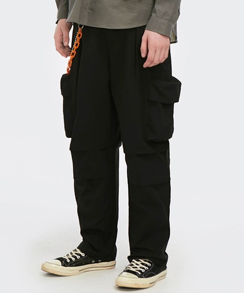 INFLATION（インフレーション）の「INFLATION(インフレーション)立体ポケットワークパンツ（その他パンツ・メンズ・グレー/ブラック/グリーン・L/M/XL/S）」の4枚目の写真