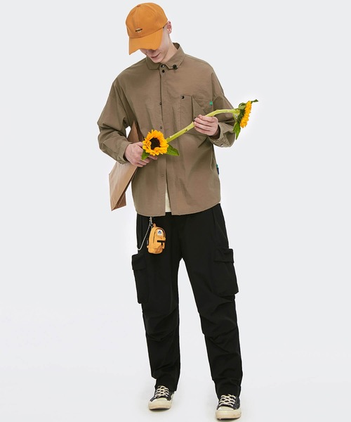 INFLATION（インフレーション）の「INFLATION(インフレーション)立体ポケットワークパンツ（その他パンツ・メンズ・グレー/ブラック/グリーン・L/M/XL/S）」の11枚目の写真