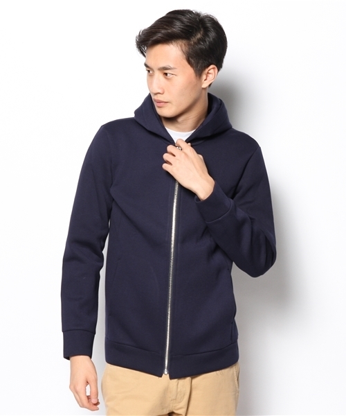 EDIFICE（エディフィス）の「◇T/Rスポンジボンディングパーカー（パーカー・メンズ・ブラック/ネイビー・46/44/48）」の2枚目の写真