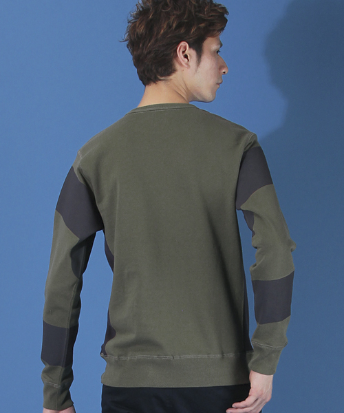 R.NEWBOLD（アールニューボールド）の「CREW NECK "スウェット"/245506（スウェット・メンズ・グリーン系その他/レッド系その他・LARGE/X-LARGE/MEDIUM/SMALL）」の4枚目の写真