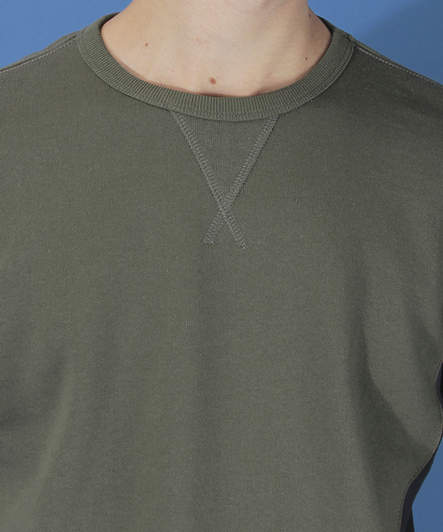 R.NEWBOLD（アールニューボールド）の「CREW NECK "スウェット"/245506（スウェット・メンズ・グリーン系その他/レッド系その他・LARGE/X-LARGE/MEDIUM/SMALL）」の5枚目の写真