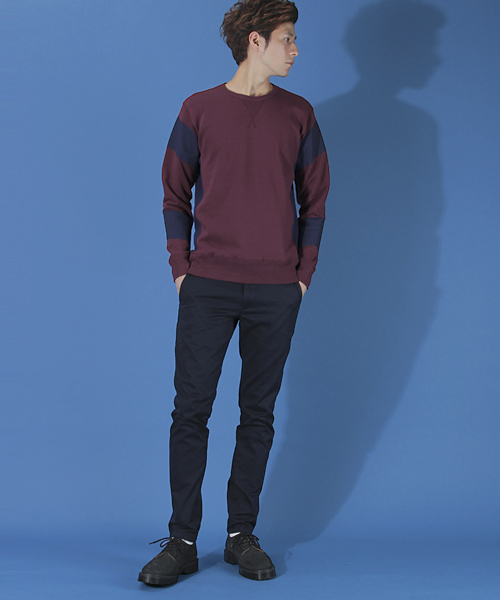 R.NEWBOLD（アールニューボールド）の「CREW NECK "スウェット"/245506（スウェット・メンズ・グリーン系その他/レッド系その他・LARGE/X-LARGE/MEDIUM/SMALL）」の8枚目の写真