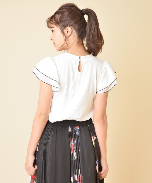 MIIA（ミーア）の「プチハイネックカットソー（Tシャツ/カットソー・レディース・パープル/ブラック/グリーン/ネイビー/ブルー/ブラック系その他/ベージュ/ホワイト系その他2/オフホワイト/ピンク・FREE）」の15枚目の写真