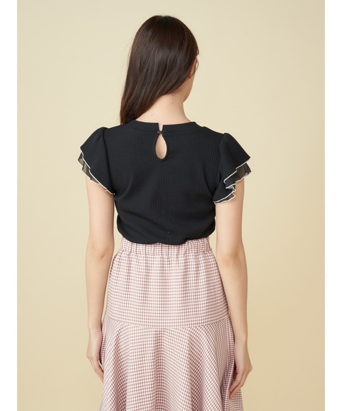 MIIA（ミーア）の「プチハイネックカットソー（Tシャツ/カットソー・レディース・パープル/ブラック/グリーン/ネイビー/ブルー/ブラック系その他/ベージュ/ホワイト系その他2/オフホワイト/ピンク・FREE）」の18枚目の写真