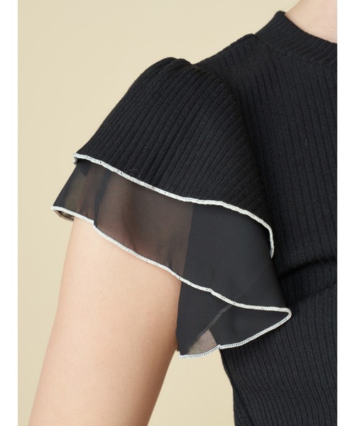 MIIA（ミーア）の「プチハイネックカットソー（Tシャツ/カットソー・レディース・パープル/ブラック/グリーン/ネイビー/ブルー/ブラック系その他/ベージュ/ホワイト系その他2/オフホワイト/ピンク・FREE）」の21枚目の写真