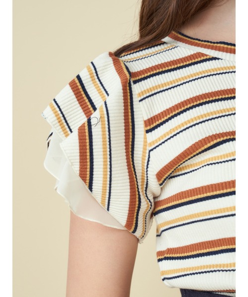 MIIA（ミーア）の「プチハイネックカットソー（Tシャツ/カットソー・レディース・パープル/ブラック/グリーン/ネイビー/ブルー/ブラック系その他/ベージュ/ホワイト系その他2/オフホワイト/ピンク・FREE）」の20枚目の写真