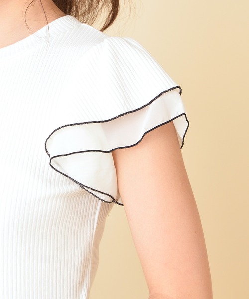 MIIA（ミーア）の「プチハイネックカットソー（Tシャツ/カットソー・レディース・パープル/ブラック/グリーン/ネイビー/ブルー/ブラック系その他/ベージュ/ホワイト系その他2/オフホワイト/ピンク・FREE）」の19枚目の写真