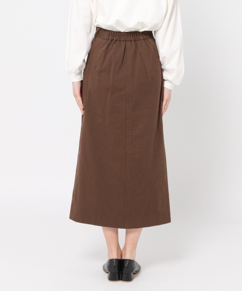 mysty woman（ミスティウーマン）の「アウトポケットナロースカート 928649（スカート・レディース・ブラウン/ベージュ/カーキ・FREE）」の8枚目の写真