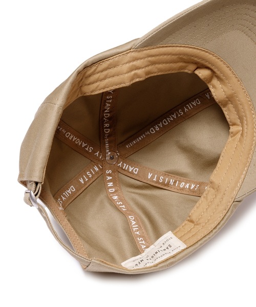 DAILY STANDARD by SANDINISTA(デイリースタンダードバイサンディニスタ)の「Chino 6-Panel Cap / チノキャップ(キャップ・メンズ・ベージュ/ネイビー/ブラック/ベージュ系その他/チャコール・FREE)」の9枚目の写真