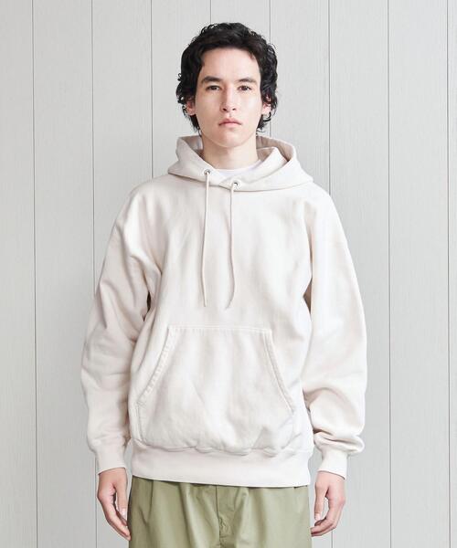H　BEAUTY&YOUTH UNITED ARROWS（エイチビューティーアンドユースユナイテッドアローズ）の「＜H＞HEAVY SWEAT HOODIE/パーカー（パーカー・メンズ・ナチュラル/ケリー・MEDIUM/LARGE/SMALL）」の3枚目の写真