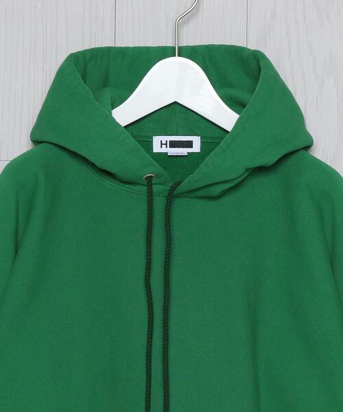 H　BEAUTY&YOUTH UNITED ARROWS（エイチビューティーアンドユースユナイテッドアローズ）の「＜H＞HEAVY SWEAT HOODIE/パーカー（パーカー・メンズ・ナチュラル/ケリー・MEDIUM/LARGE/SMALL）」の11枚目の写真