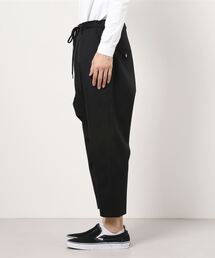 GQ453◇FUMITO GANRYU トラック サルエルパンツ◇1◇黒 FUMITO GANRYU フミトガンリュウ ミクスチャー サルエル テック