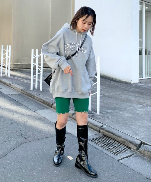 WHO'S WHO gallery（フーズフーギャラリー）の「ダメージリブPackパンツ（その他パンツ・レディース・チャコールグレー/ブラック/オレンジ/グリーン/ベージュ系その他/イエロー×グリーン・FREE）」の8枚目の写真