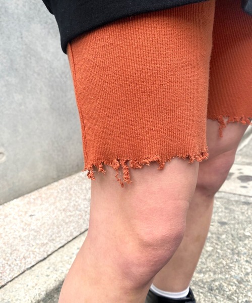 WHO'S WHO gallery（フーズフーギャラリー）の「ダメージリブPackパンツ（その他パンツ・レディース・チャコールグレー/ブラック/オレンジ/グリーン/ベージュ系その他/イエロー×グリーン・FREE）」の11枚目の写真