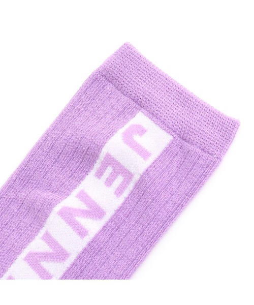 JENNI love（ジェニィラブ）の「タテロゴリブハイソックス（ソックス/靴下・キッズ・ブラック/ラベンダー/オフホワイト・19-21cm/22-24cm）」の11枚目の写真