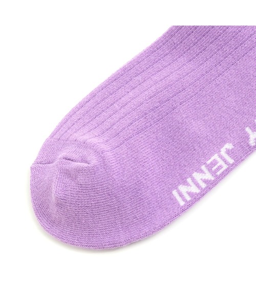 JENNI love（ジェニィラブ）の「タテロゴリブハイソックス（ソックス/靴下・キッズ・ブラック/ラベンダー/オフホワイト・19-21cm/22-24cm）」の12枚目の写真