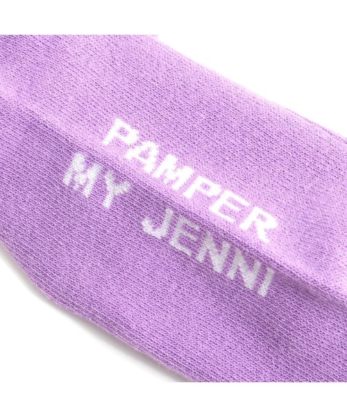 JENNI love（ジェニィラブ）の「タテロゴリブハイソックス（ソックス/靴下・キッズ・ブラック/ラベンダー/オフホワイト・19-21cm/22-24cm）」の9枚目の写真