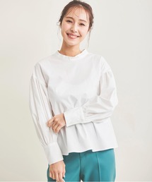 The Virgnia(ザ ヴァージニア)の「スタンドネックフレアスリーブブラウス(シャツ/ブラウス・レディース)」