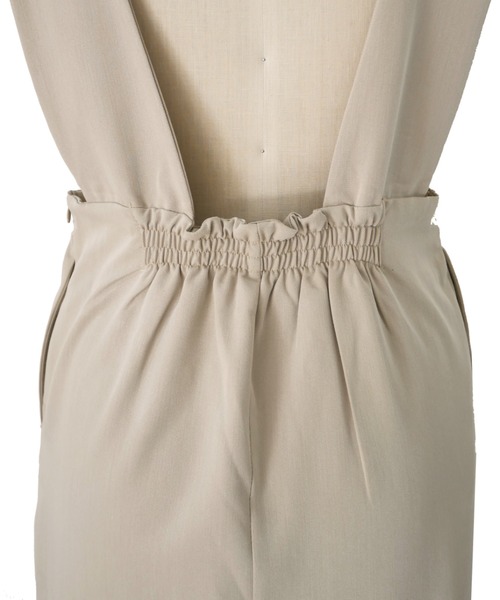 My shawty（ﾏｲｼｬｳﾃｨｰ）の「lady jumper skirt（スカート・レディース・ベージュ/アイボリー・FREE）」の6枚目の写真