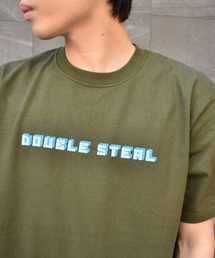 DOUBLE STEAL | BLOCK LOGO ヘビーウェイトTシャツ(Tシャツ/カットソー)