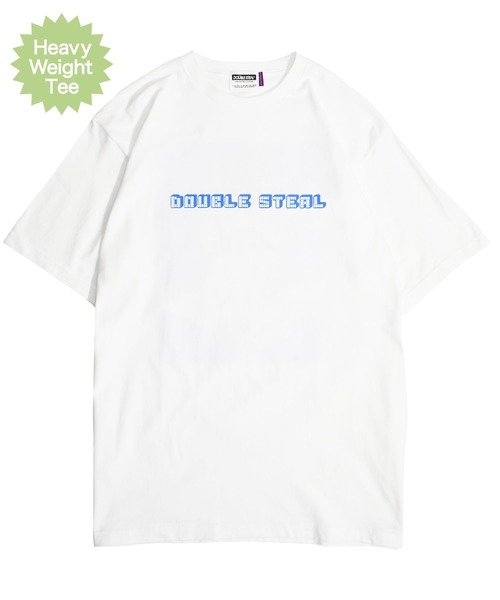 DOUBLE STEAL(ダブルスティール)の「BLOCK LOGO ヘビーウェイトTシャツ(Tシャツ/カットソー・メンズ・ホワイト/ブラック/アーミー・MEDIUM/LARGE/X-LARGE/XX-LARGE)」の7枚目の写真