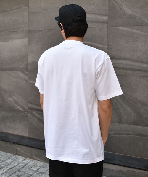 DOUBLE STEAL(ダブルスティール)の「BLOCK LOGO ヘビーウェイトTシャツ(Tシャツ/カットソー・メンズ・ホワイト/ブラック/アーミー・MEDIUM/LARGE/X-LARGE/XX-LARGE)」の14枚目の写真