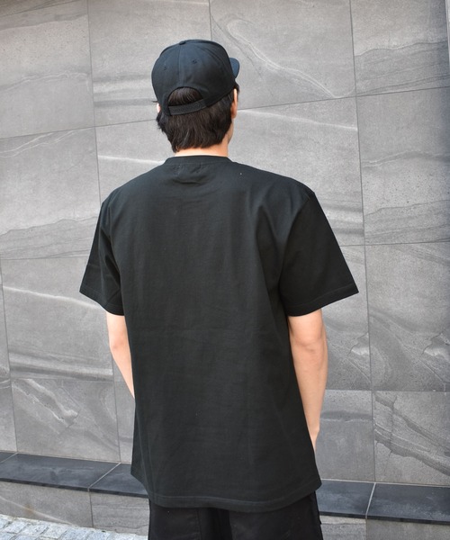 DOUBLE STEAL(ダブルスティール)の「BLOCK LOGO ヘビーウェイトTシャツ(Tシャツ/カットソー・メンズ・ホワイト/ブラック/アーミー・MEDIUM/LARGE/X-LARGE/XX-LARGE)」の9枚目の写真