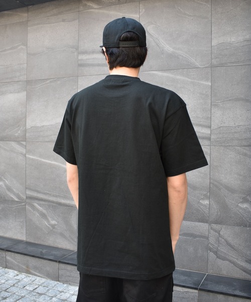 DOUBLE STEAL(ダブルスティール)の「BLOCK LOGO ヘビーウェイトTシャツ(Tシャツ/カットソー・メンズ・ホワイト/ブラック/アーミー・MEDIUM/LARGE/X-LARGE/XX-LARGE)」の10枚目の写真