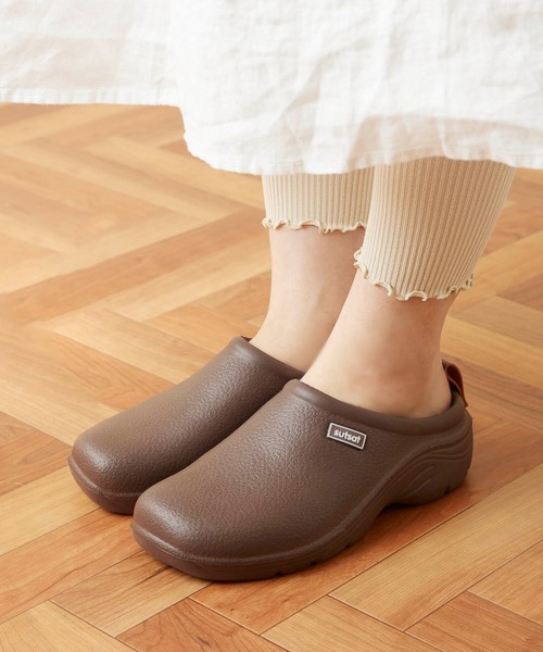 welleg（ウェレッグ）の「EVAサボサンダル（サンダル・レディース・ダークブラウン/カーキ/ネイビー/ブラック/ホワイト/グレー/ブルー・M/L）」の5枚目の写真