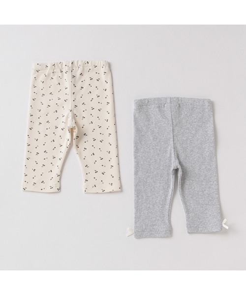 petit main（プティマイン）の「プティプラ GIRLSレギンスセット(7分丈)（レギンス/スパッツ・キッズ・サックスブルー/トップグレー・90cm/110cm/100cm/80ｃｍ）」の11枚目の写真