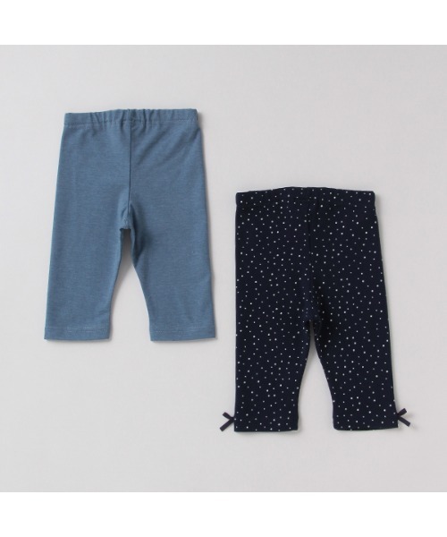 petit main（プティマイン）の「プティプラ GIRLSレギンスセット(7分丈)（レギンス/スパッツ・キッズ・サックスブルー/トップグレー・90cm/110cm/100cm/80ｃｍ）」の12枚目の写真