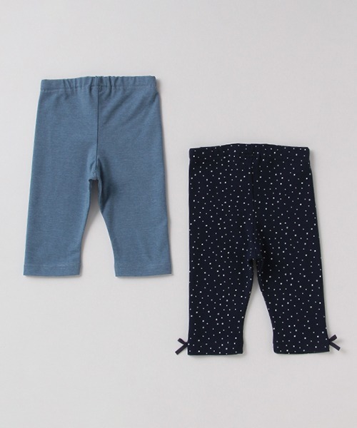 petit main（プティマイン）の「プティプラ GIRLSレギンスセット(7分丈)（レギンス/スパッツ・キッズ・サックスブルー/トップグレー・90cm/110cm/100cm/80ｃｍ）」の13枚目の写真