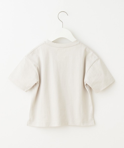 CIAOPANIC TYPY（チャオパニックティピー）の「【KIDS】【ZOZOTOWN限定】 カレッジロゴハーフスリーブドロップショルダーTee（Tシャツ/カットソー・キッズ・ホワイト系その他/グリーン/グレー・XX-LARGE/LARGE/SMALL/X-LARGE/MEDIUM）」の8枚目の写真