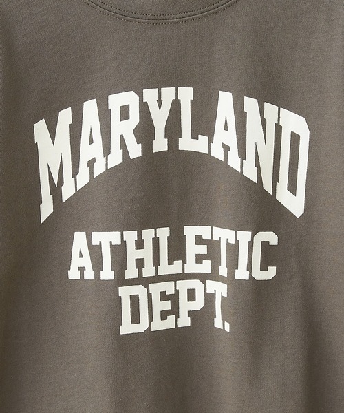 CIAOPANIC TYPY（チャオパニックティピー）の「【KIDS】【ZOZOTOWN限定】 カレッジロゴハーフスリーブドロップショルダーTee（Tシャツ/カットソー・キッズ・ホワイト系その他/グリーン/グレー・XX-LARGE/LARGE/SMALL/X-LARGE/MEDIUM）」の11枚目の写真