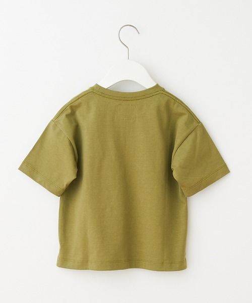 CIAOPANIC TYPY（チャオパニックティピー）の「【KIDS】【ZOZOTOWN限定】 カレッジロゴハーフスリーブドロップショルダーTee（Tシャツ/カットソー・キッズ・ホワイト系その他/グリーン/グレー・XX-LARGE/LARGE/SMALL/X-LARGE/MEDIUM）」の6枚目の写真