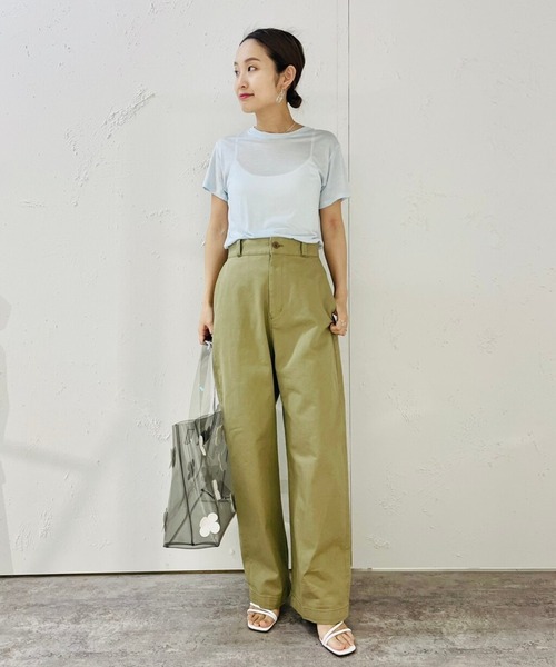 EDIT. FOR LULU（エディットフォールル）の「abc チノパンツ（チノパンツ・レディース・ベージュ・38/36）」の7枚目の写真