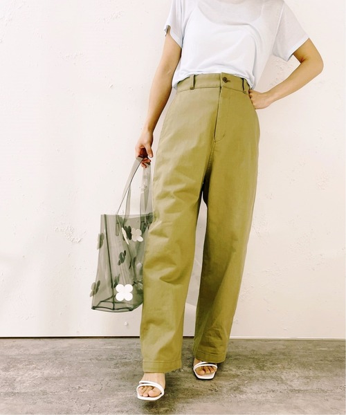 EDIT. FOR LULU（エディットフォールル）の「abc チノパンツ（チノパンツ・レディース・ベージュ・38/36）」の4枚目の写真